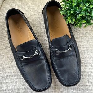 Cole Haan black leather men’s loafer/driver shoes size 11 M